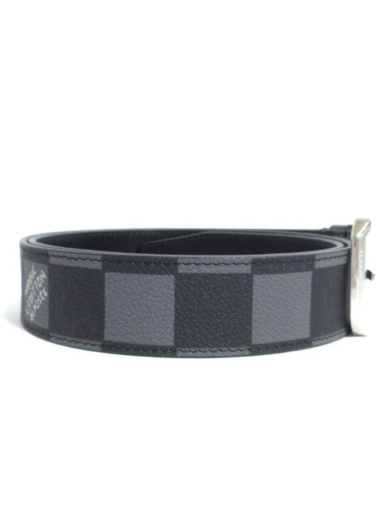 Louis Vuitton Ceinture Architect Damier Graphite Archives Belt 90 36 Black Gray main image 6